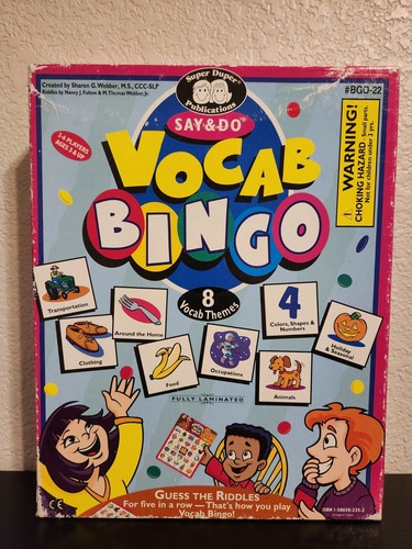 Say and vocab - and, do